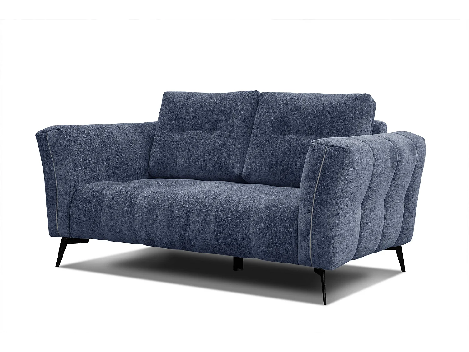 KALMER Sofa 2-Sitzer, dunkelblau