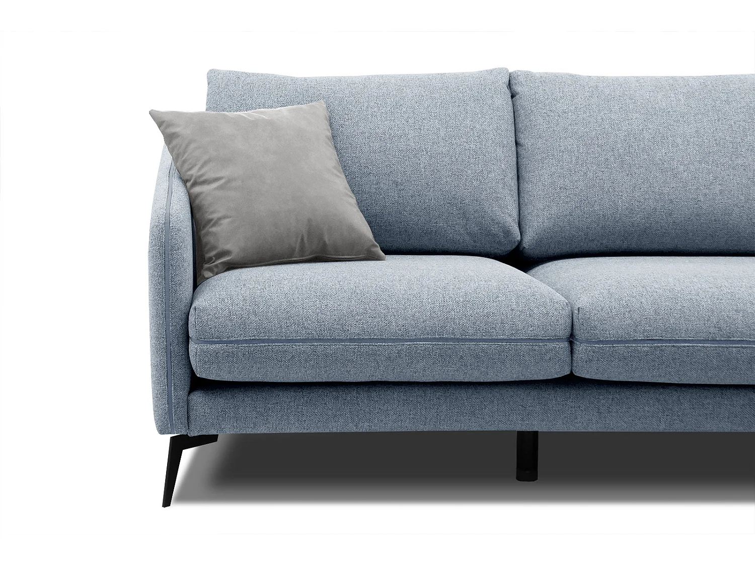 SOGEL Sofa 2,5-Sitzer, hellblau