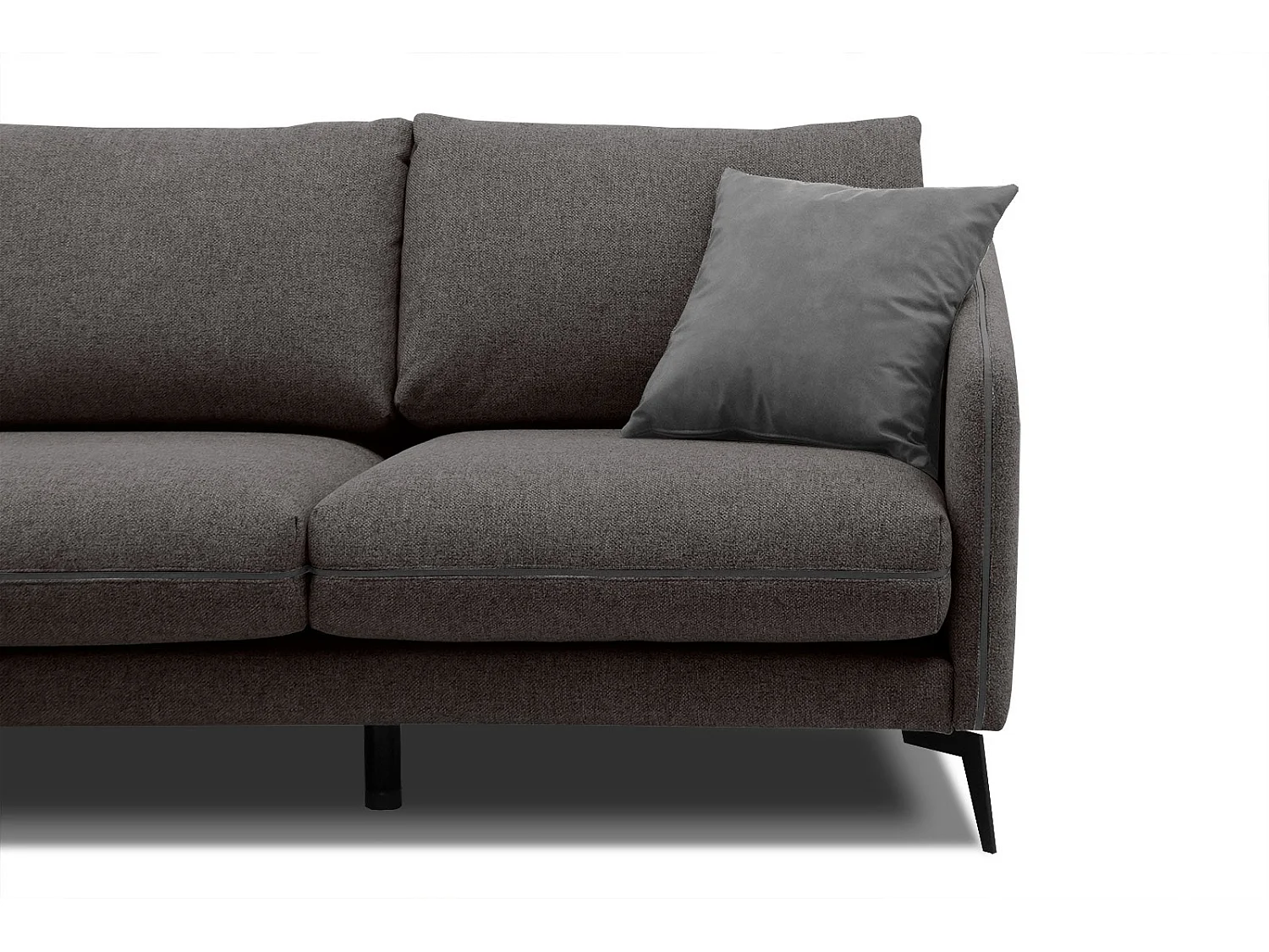SOGEL Ecksofa 4-Sitzer links, graphit