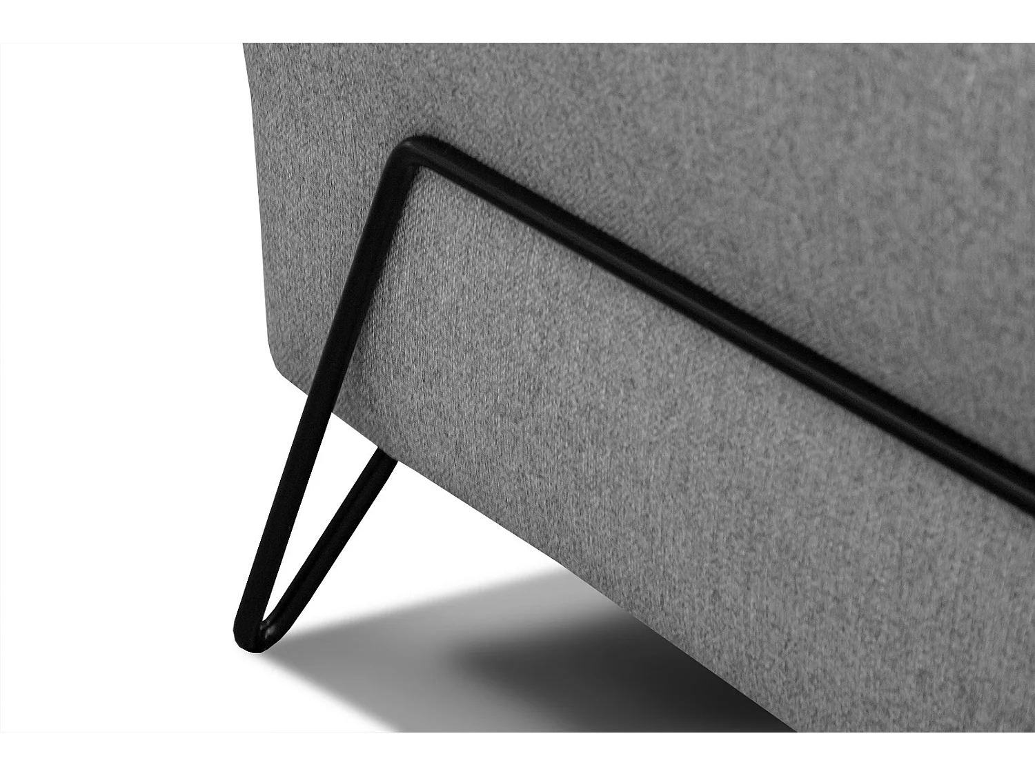 LOREM Sofa 2-Sitzer, grau