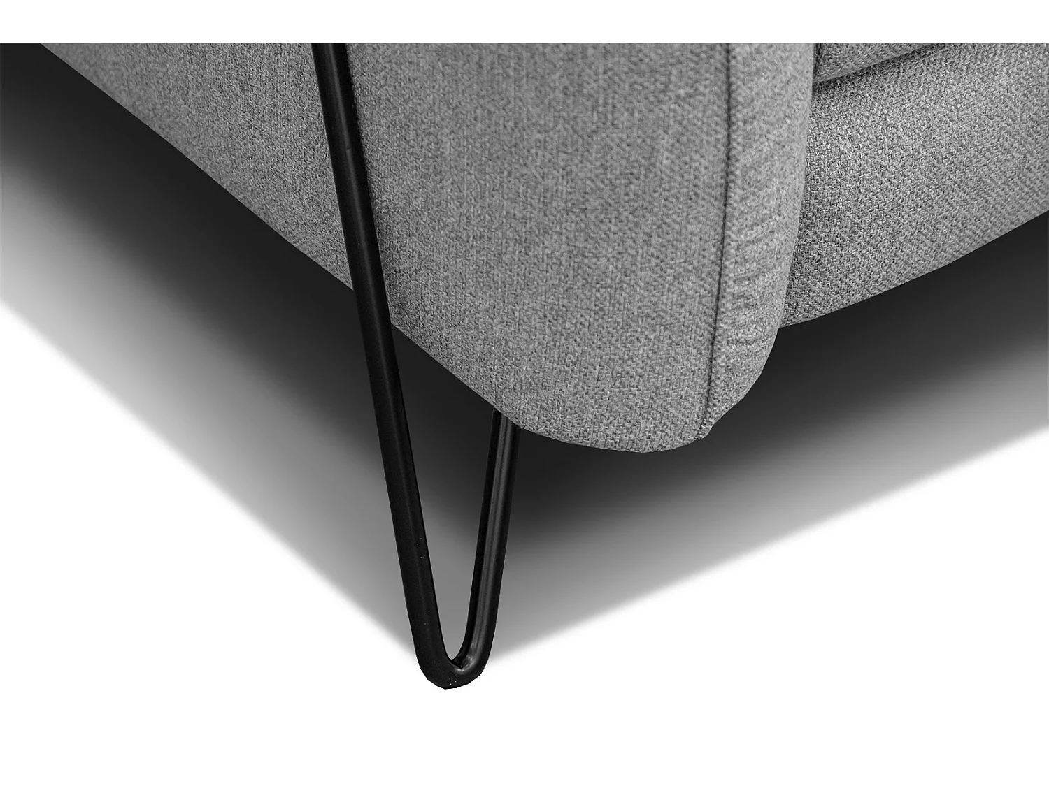 LOREM Sofa 2-Sitzer, grau