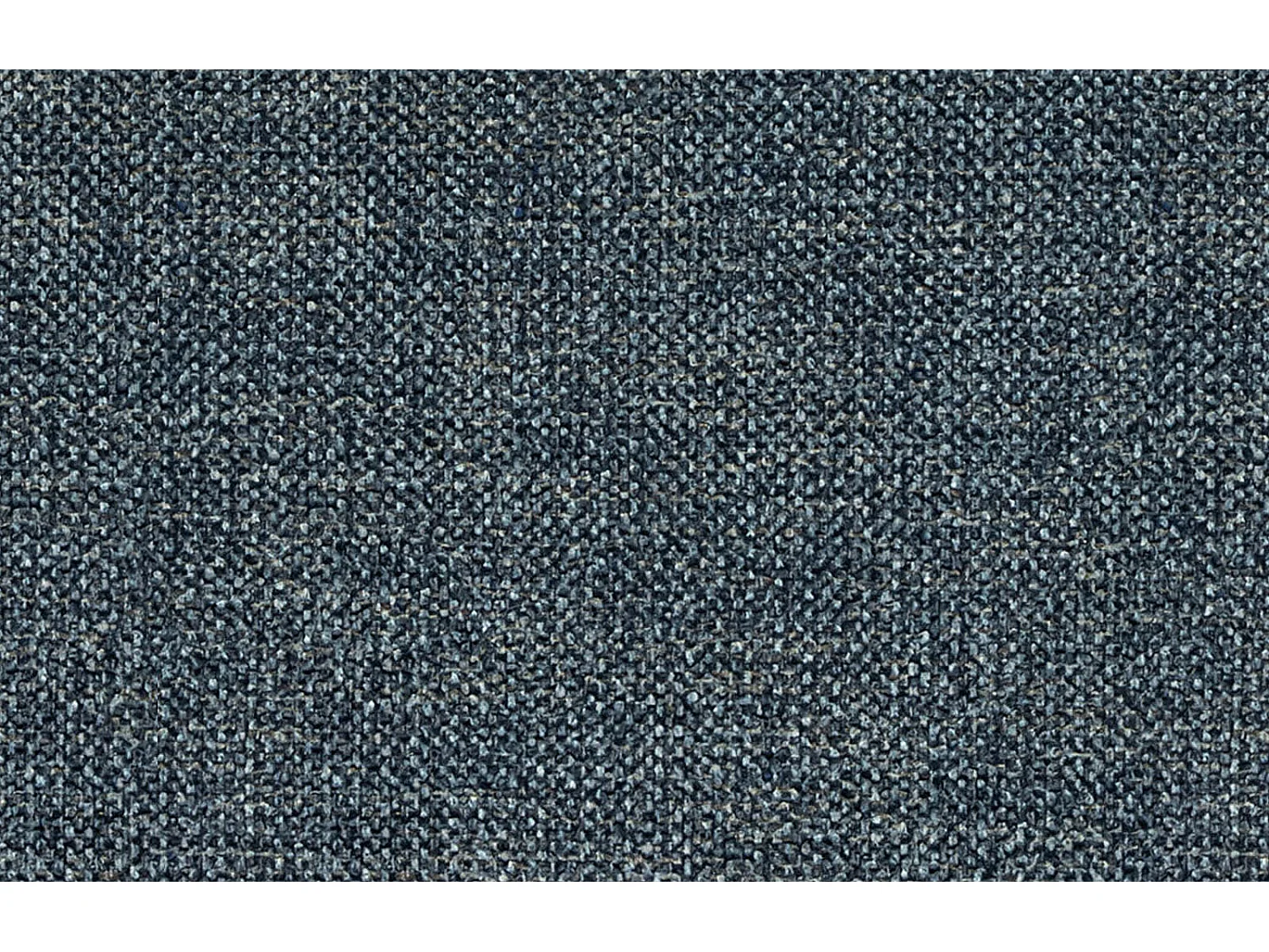 Canapé d'angle droit 4 places tissu bleu  HOSTEN