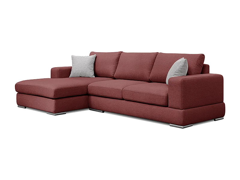 OTTO Ecksofa 4-Sitzer links, bordeaux