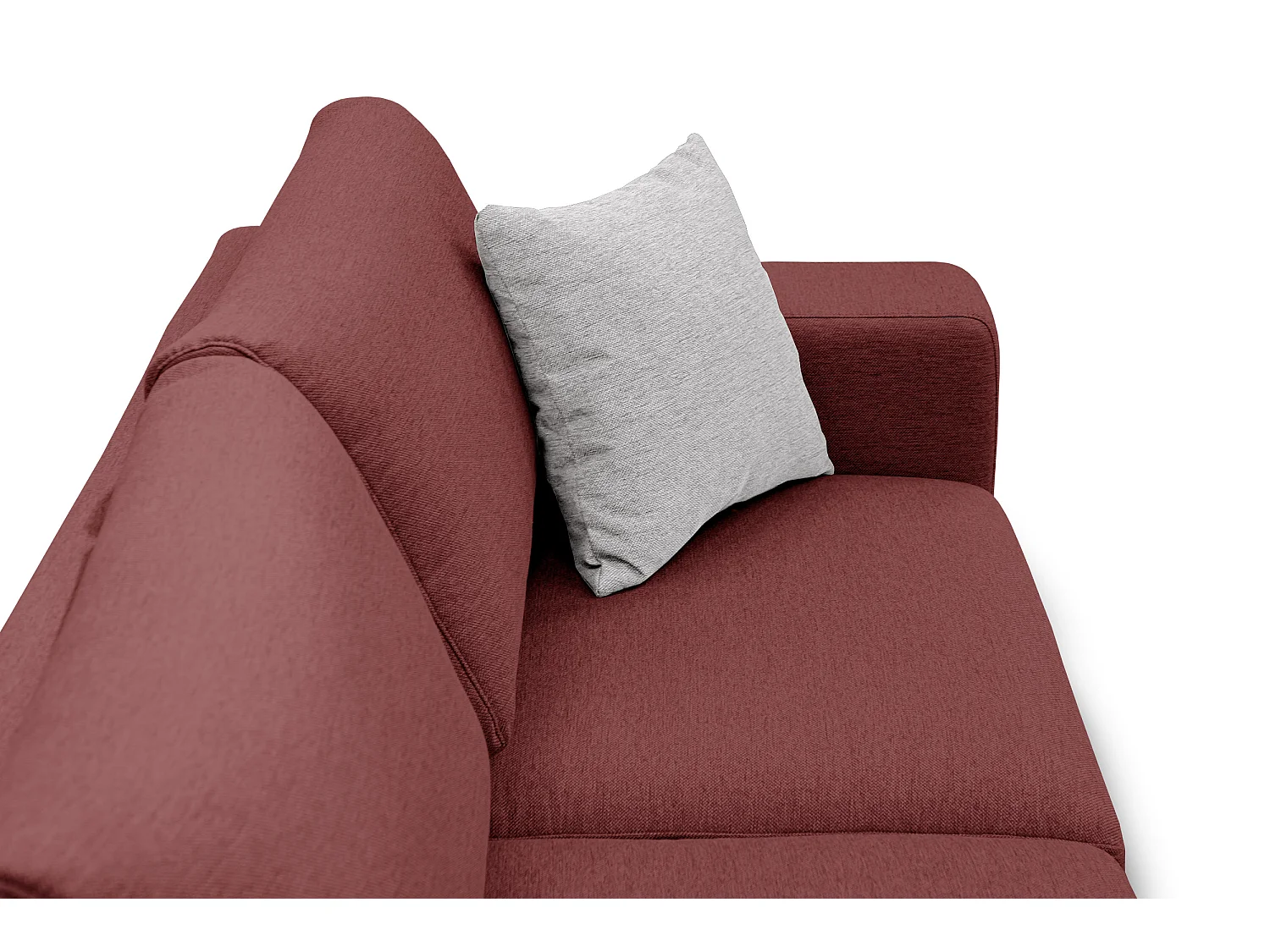 OTTO Ecksofa 4-Sitzer links, bordeaux