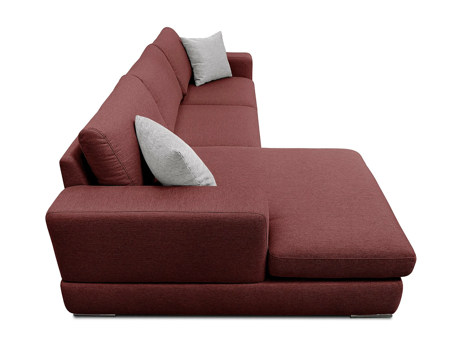 OTTO Ecksofa 4-Sitzer links, bordeaux