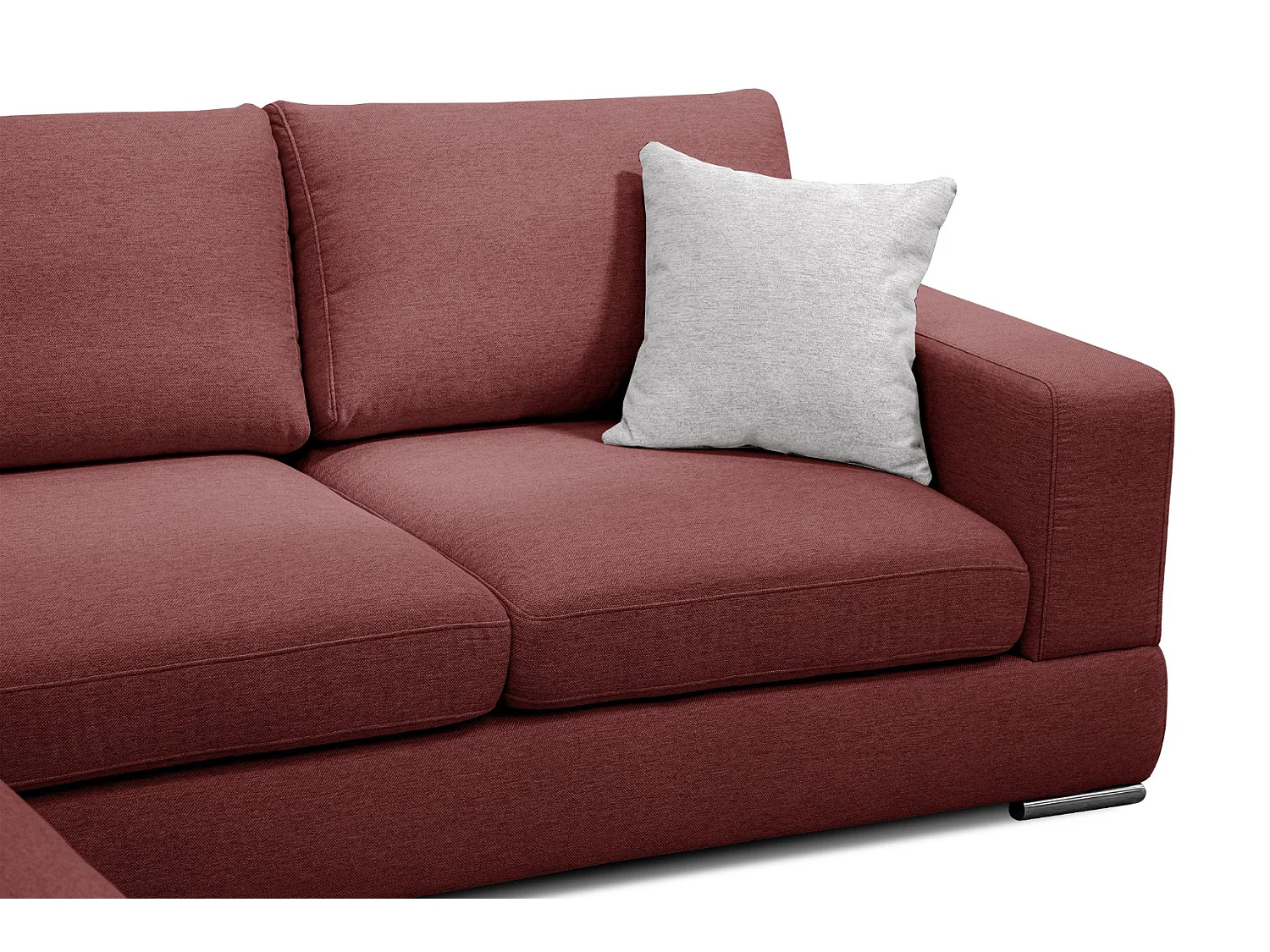 OTTO Ecksofa 4-Sitzer links, bordeaux