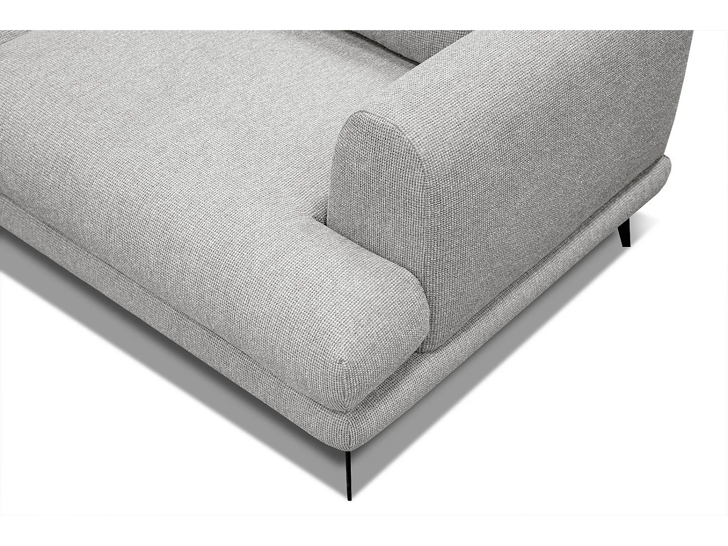 ADRIA Ecksofa 4-Sitzer links, creme