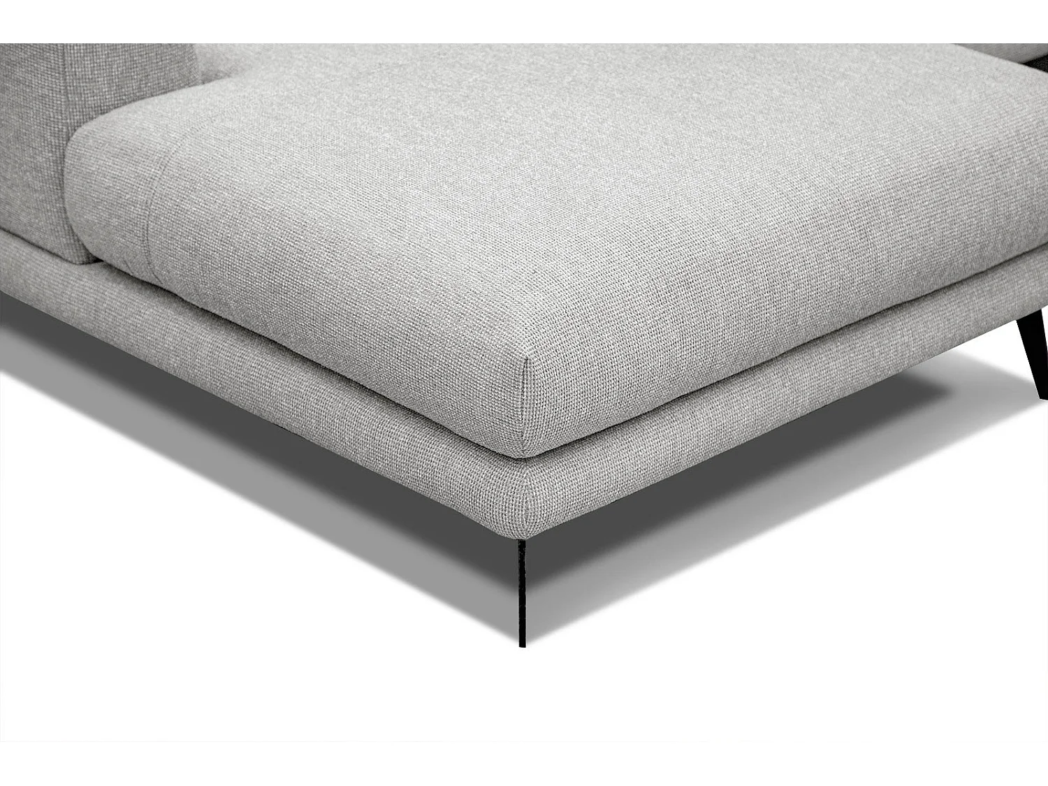 ADRIA Ecksofa 4-Sitzer links, creme