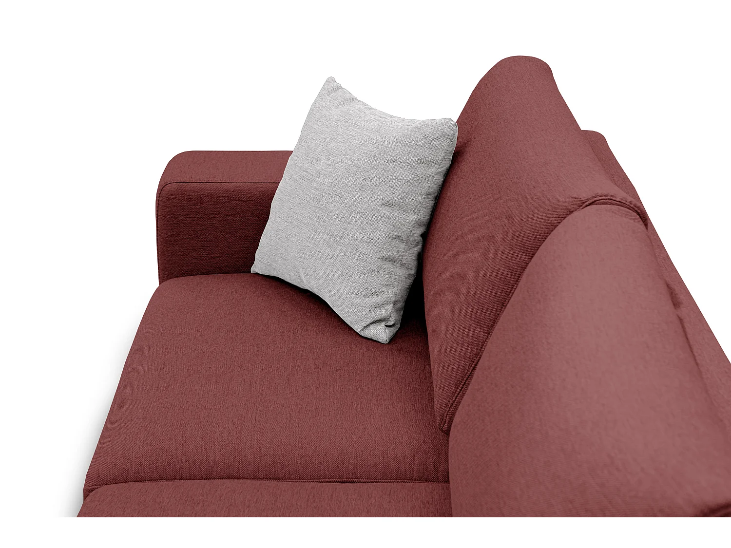 OTTO Ecksofa 4-Sitzer rechts, bordeaux