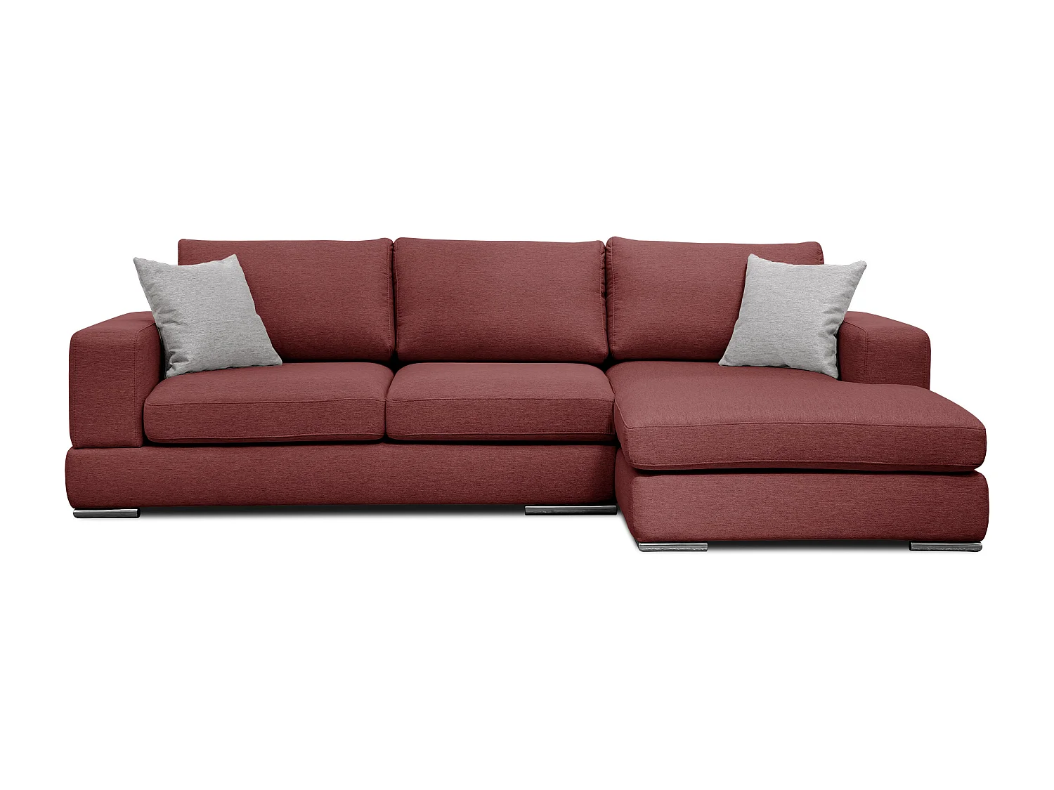 OTTO Ecksofa 4-Sitzer rechts, bordeaux