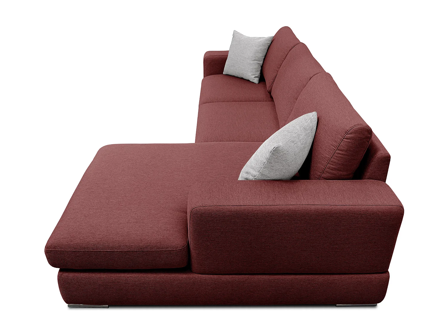 OTTO Ecksofa 4-Sitzer rechts, bordeaux