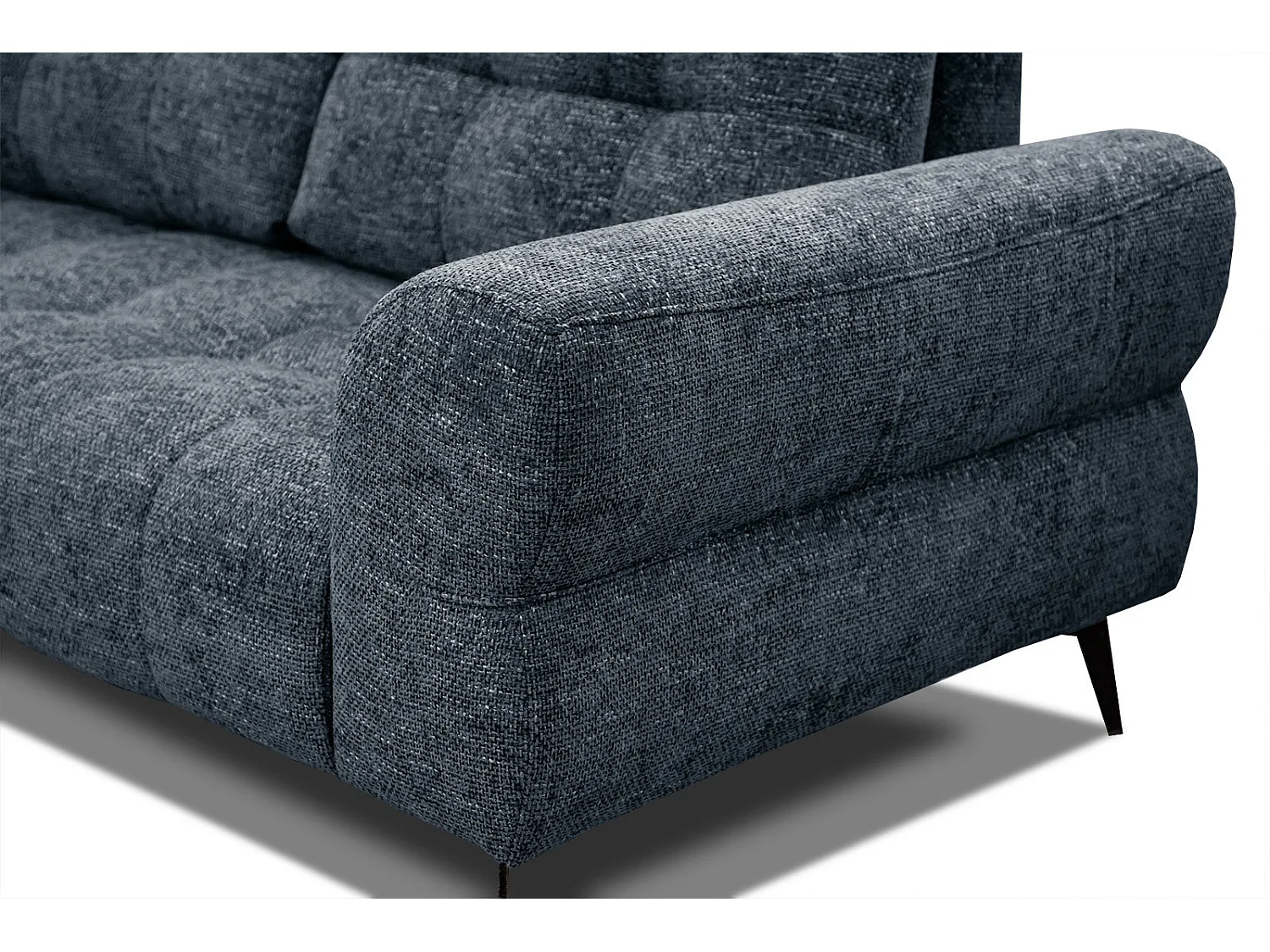 SALVINI Ecksofa 5-Sitzer links, marineblau