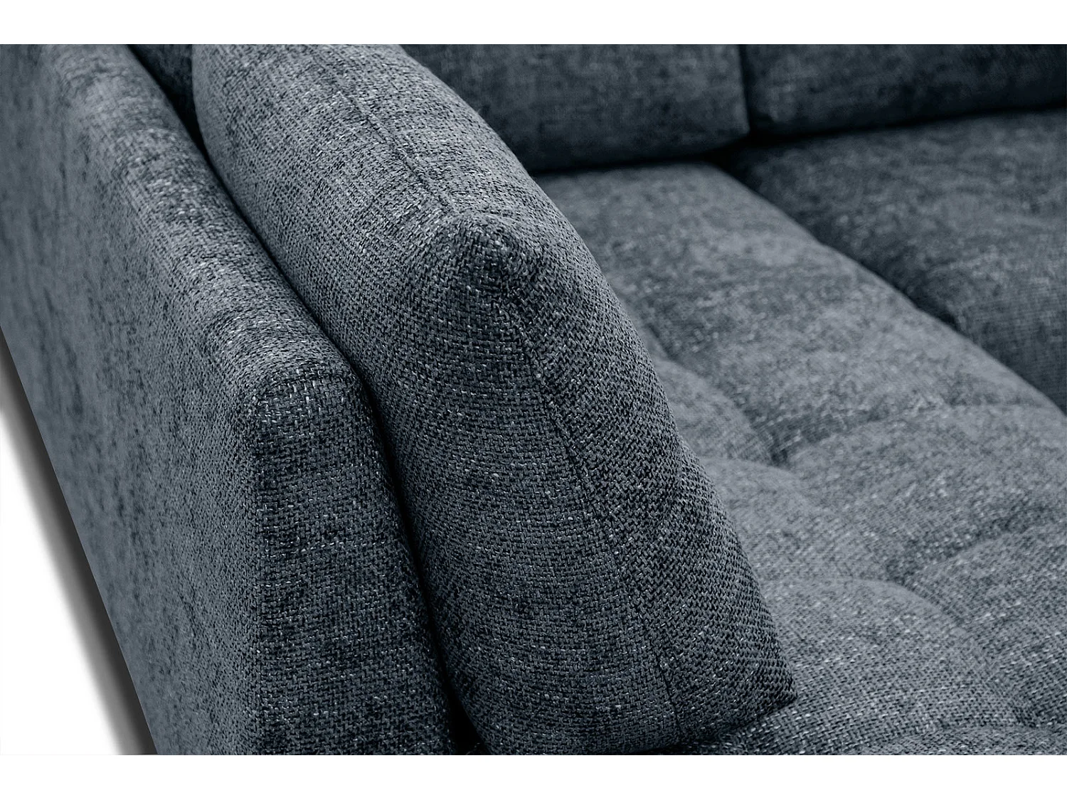 SALVINI Ecksofa 5-Sitzer links, marineblau