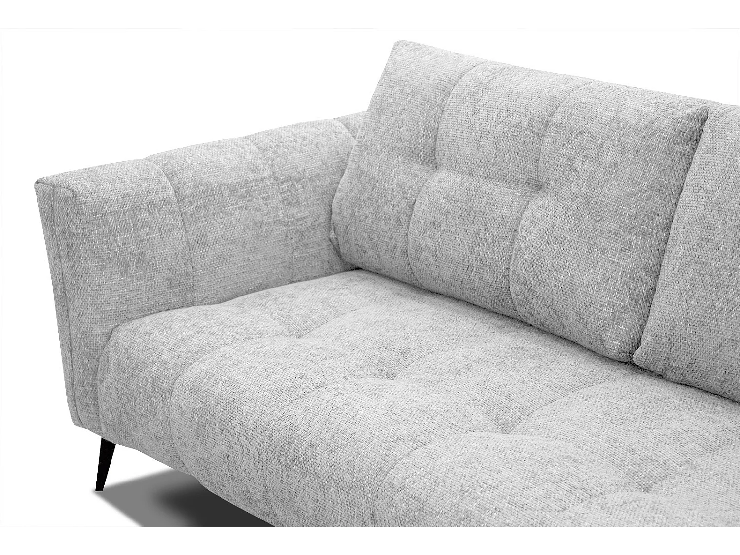 KALMER Sofa 3-Sitzer, hellgrau