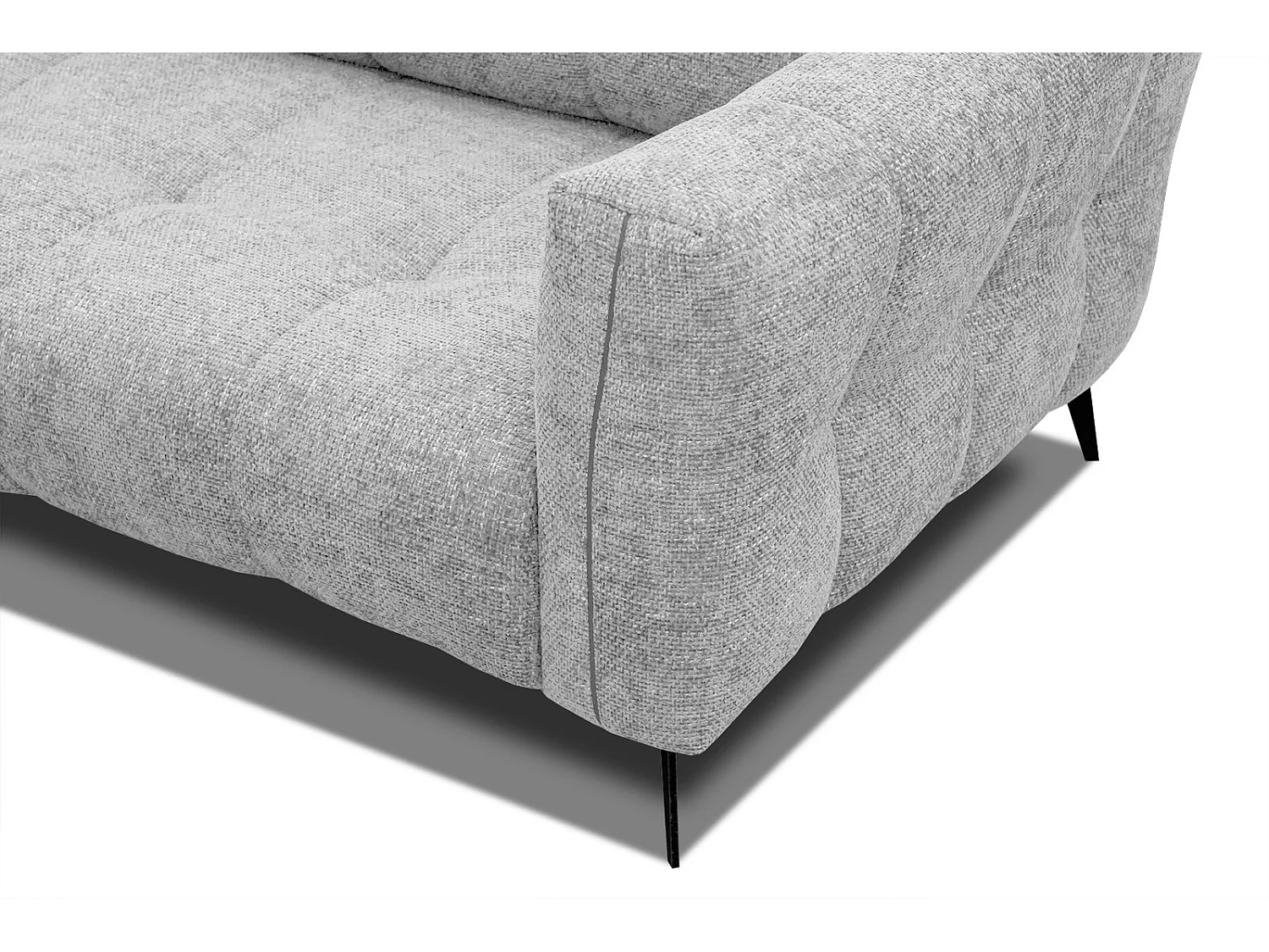 KALMER Sofa 3-Sitzer, hellgrau
