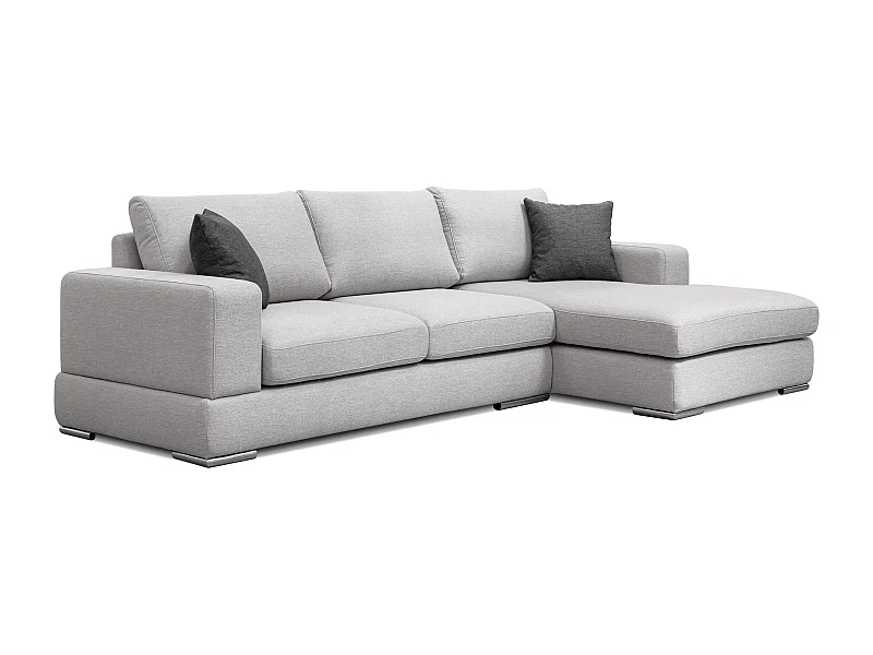 OTTO Ecksofa 4-Sitzer rechts, hellgrau