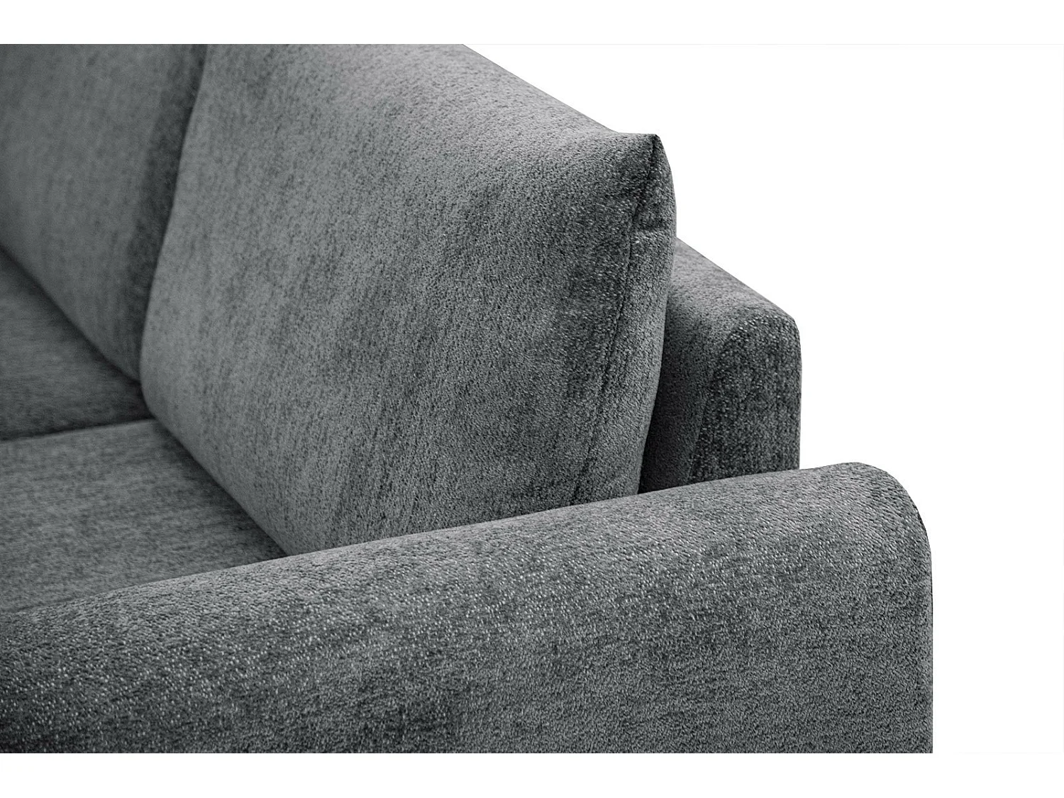ADRIA Ecksofa 5-Sitzer links, grau