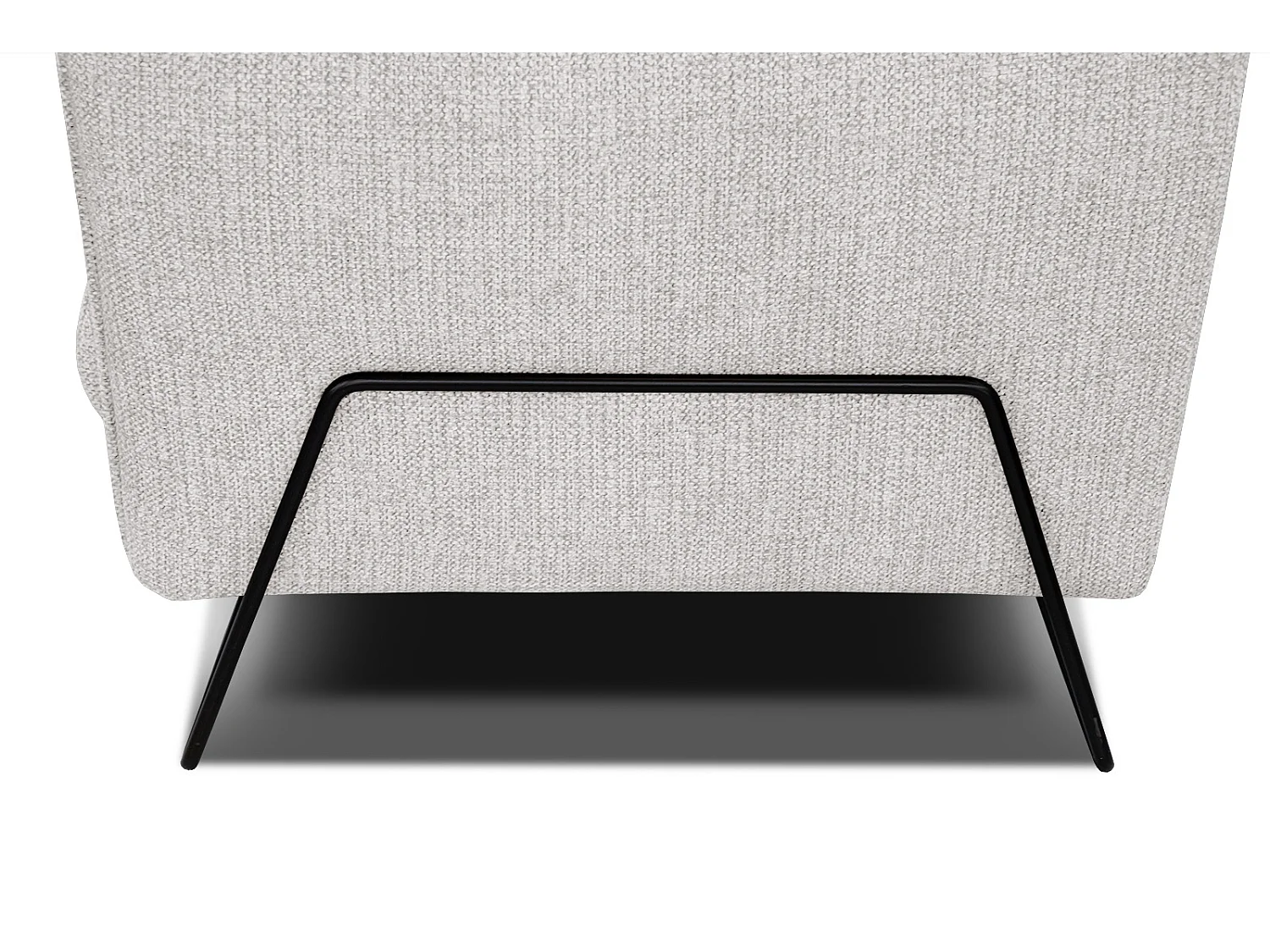 HOSTEN Ecksofa 4-Sitzer links, creme