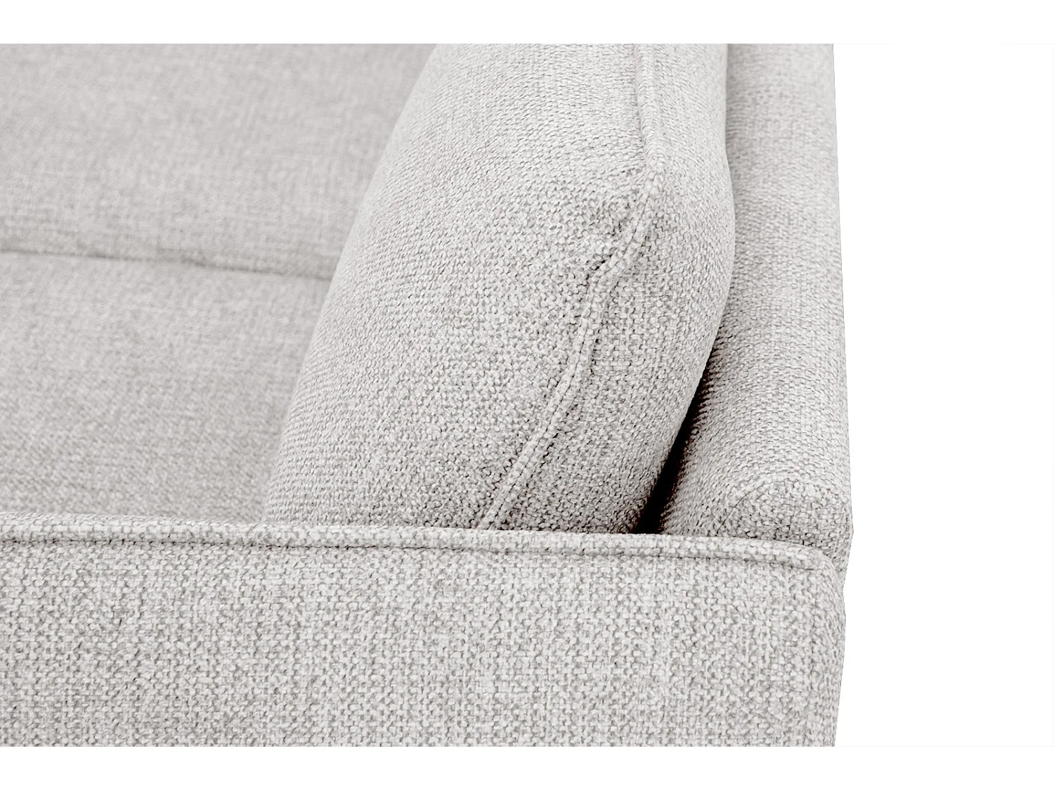 HOSTEN Ecksofa 4-Sitzer links, creme