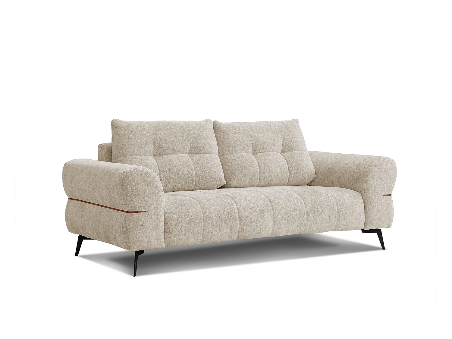 Canapé Salvini 3 places tissu beige