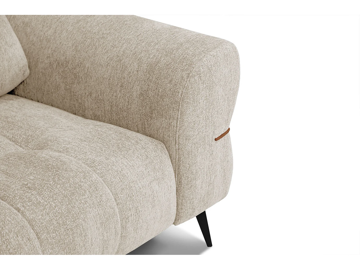 SALVINI Sofa 3-Sitzer, ecru