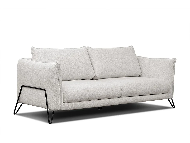 HOSTEN Sofa 3-Sitzer, perlweiß