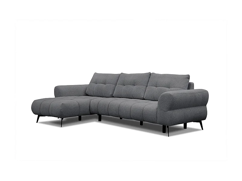 SALVINI Ecksofa 4-Sitzer links, graphit