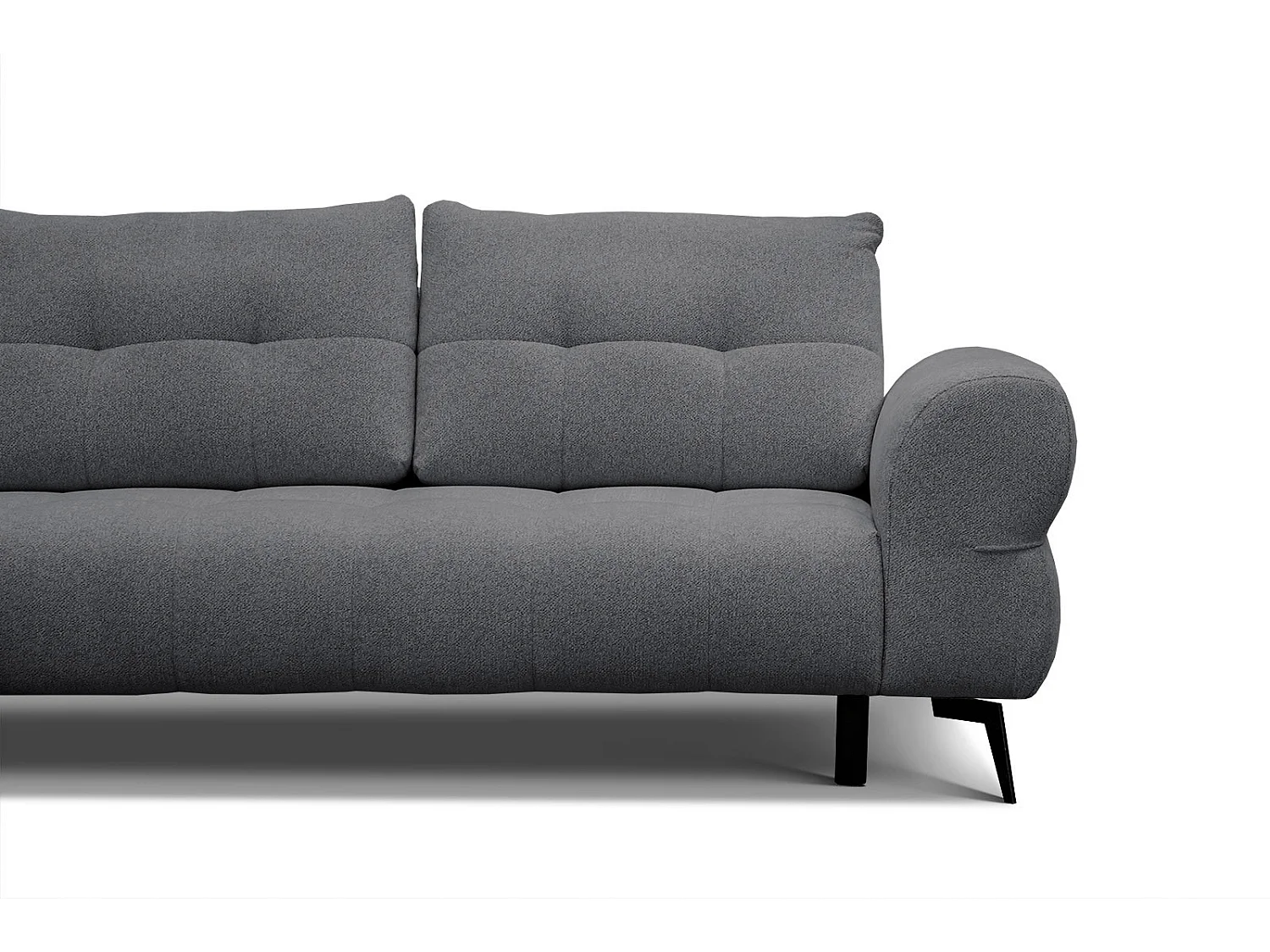 SALVINI Ecksofa 4-Sitzer links, graphit