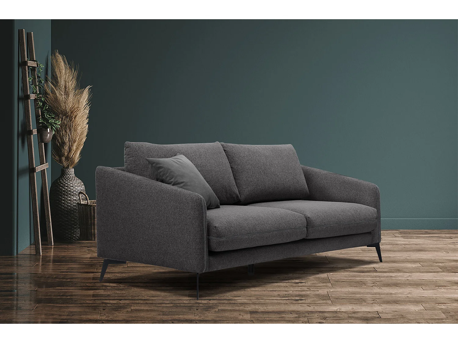 SOGEL Sofa 2,5-Sitzer, graphit
