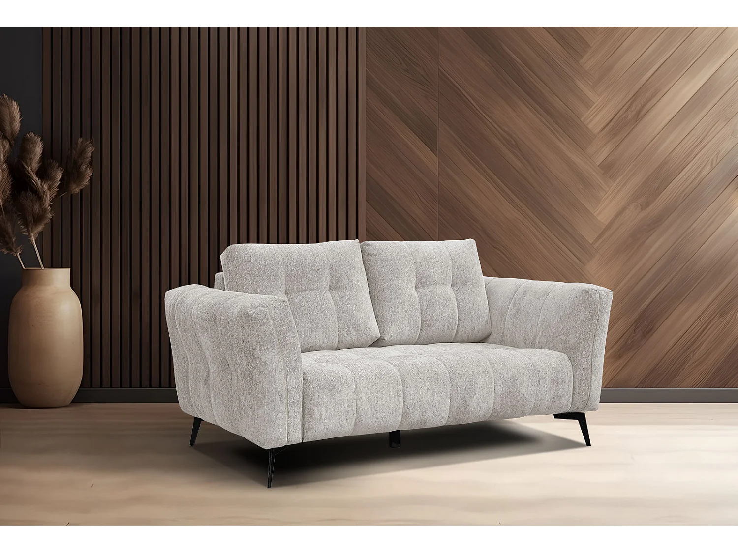 KALMER Sofa 2-Sitzer, ecru