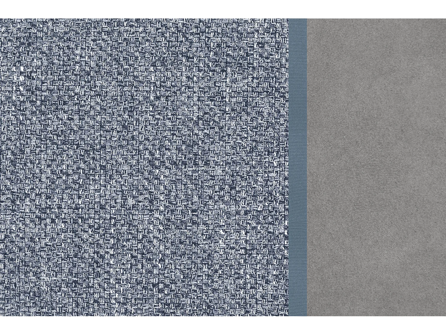 SOGEL Ecksofa 4-Sitzer rechts, hellblau