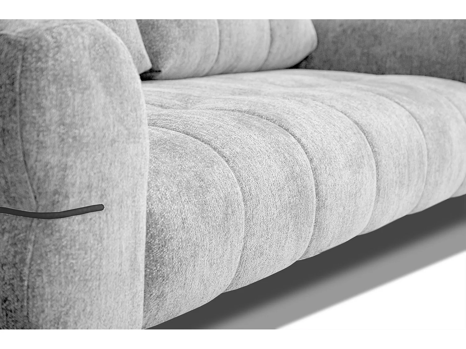 SALVINI Sofa 2,5-Sitzer, hellgrau