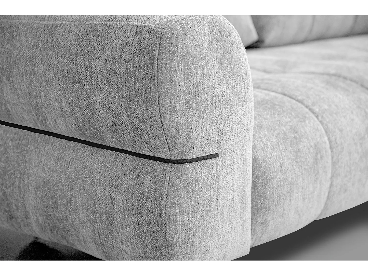 SALVINI Sofa 2,5-Sitzer, hellgrau