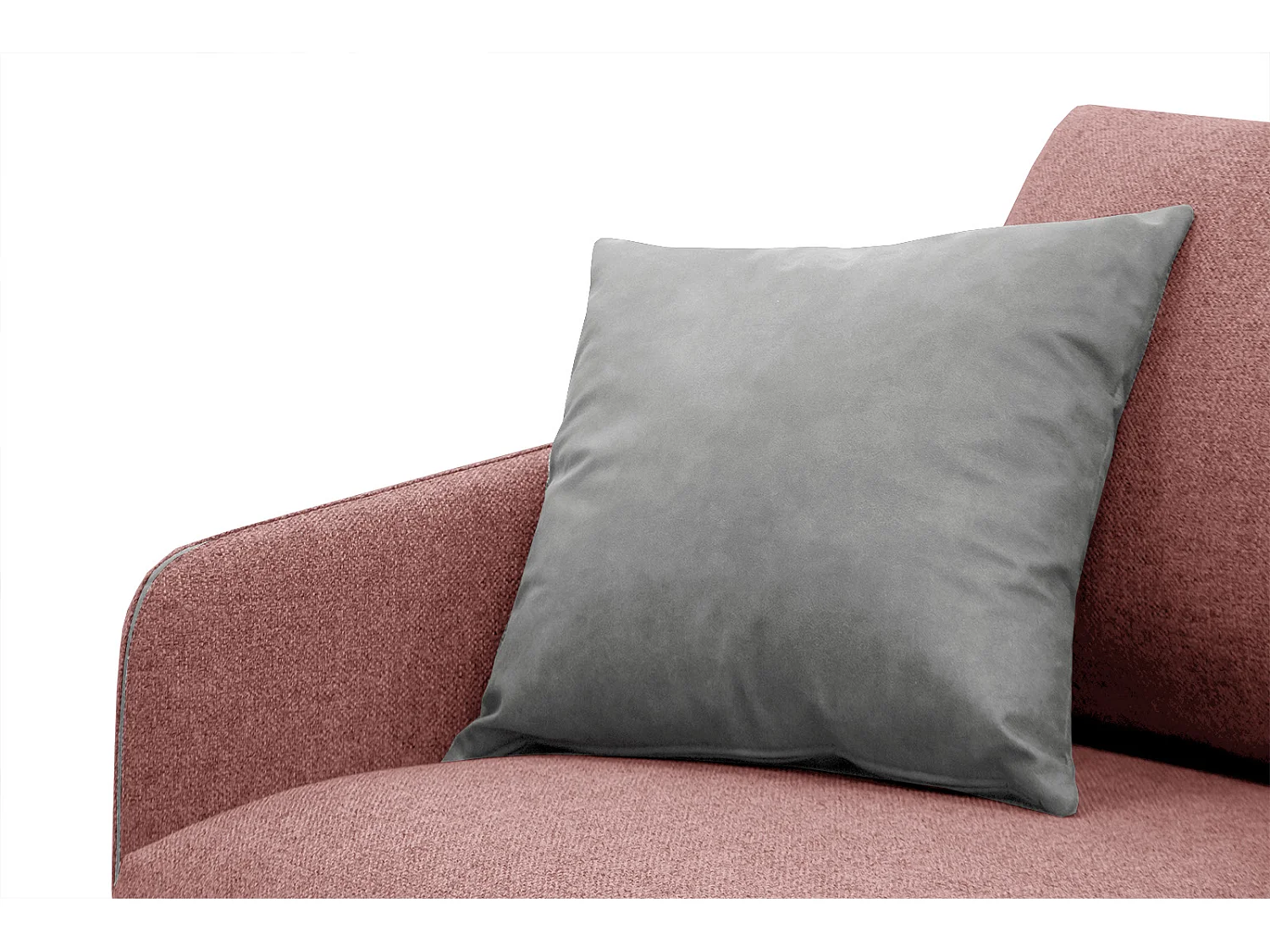 SOGEL Sofa 2,5-Sitzer, hellrot