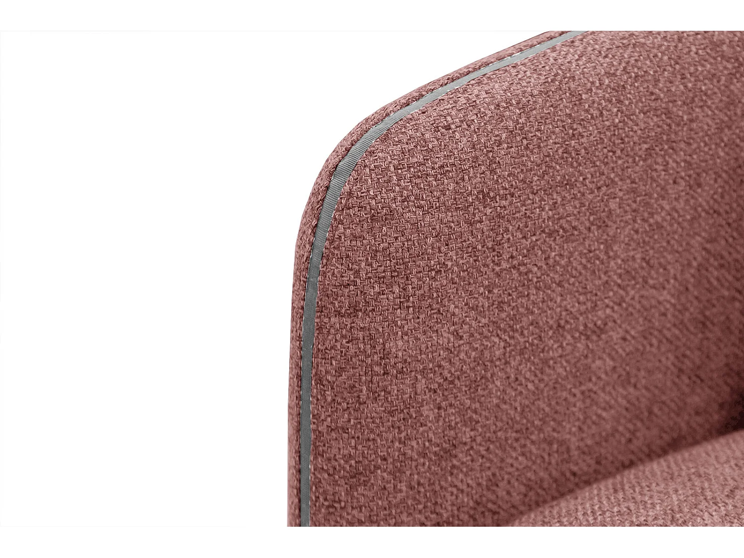 SOGEL Sofa 2,5-Sitzer, hellrot