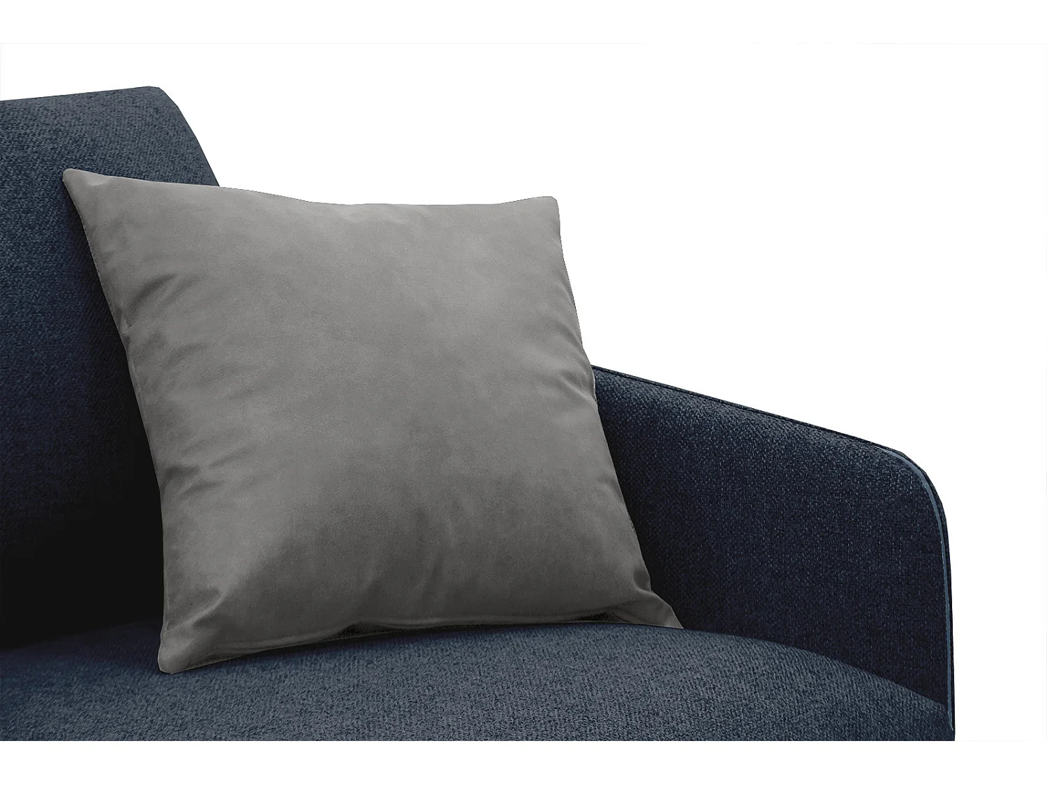 SOGEL Ecksofa 4-Sitzer links, marineblau