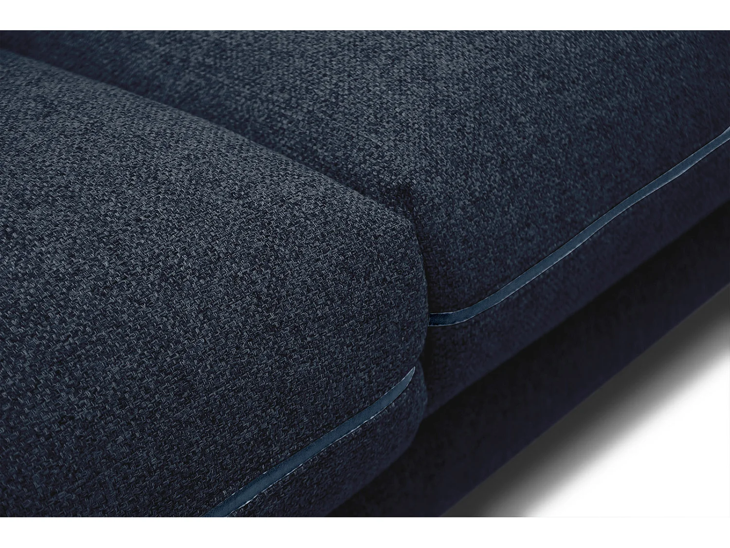 SOGEL Ecksofa 4-Sitzer links, marineblau