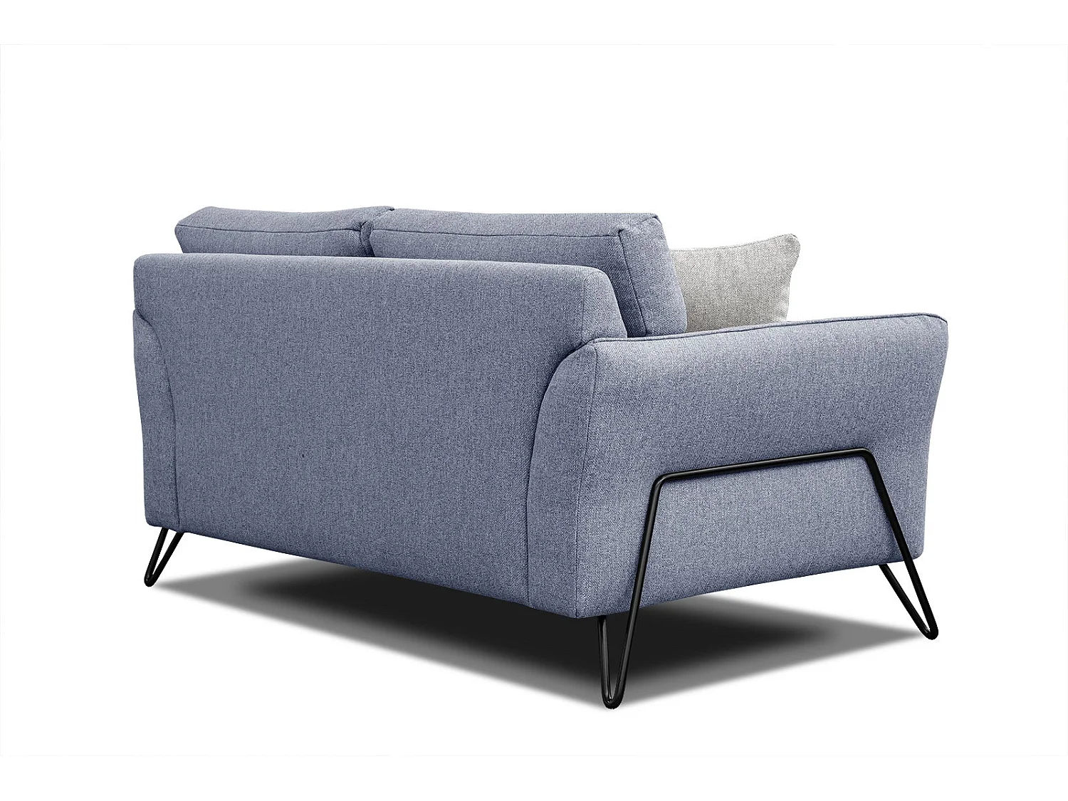 LOREM Sofa 2-Sitzer, hellblau