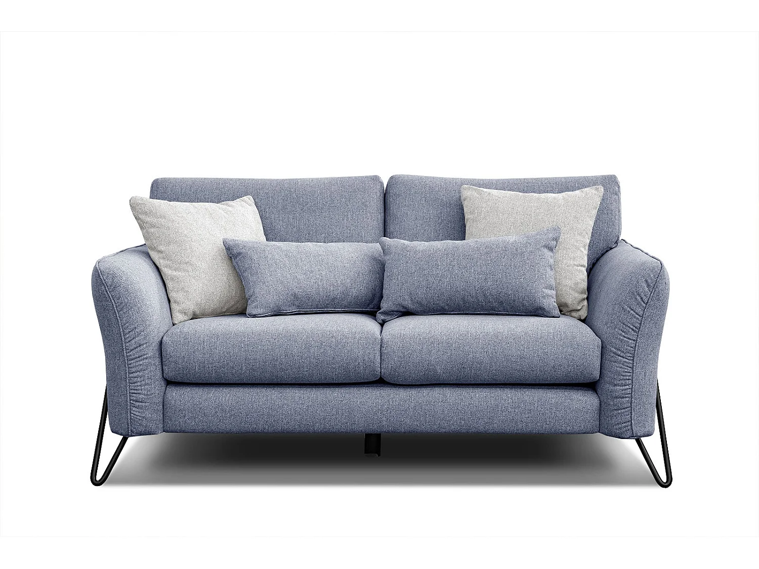 LOREM Sofa 2-Sitzer, hellblau