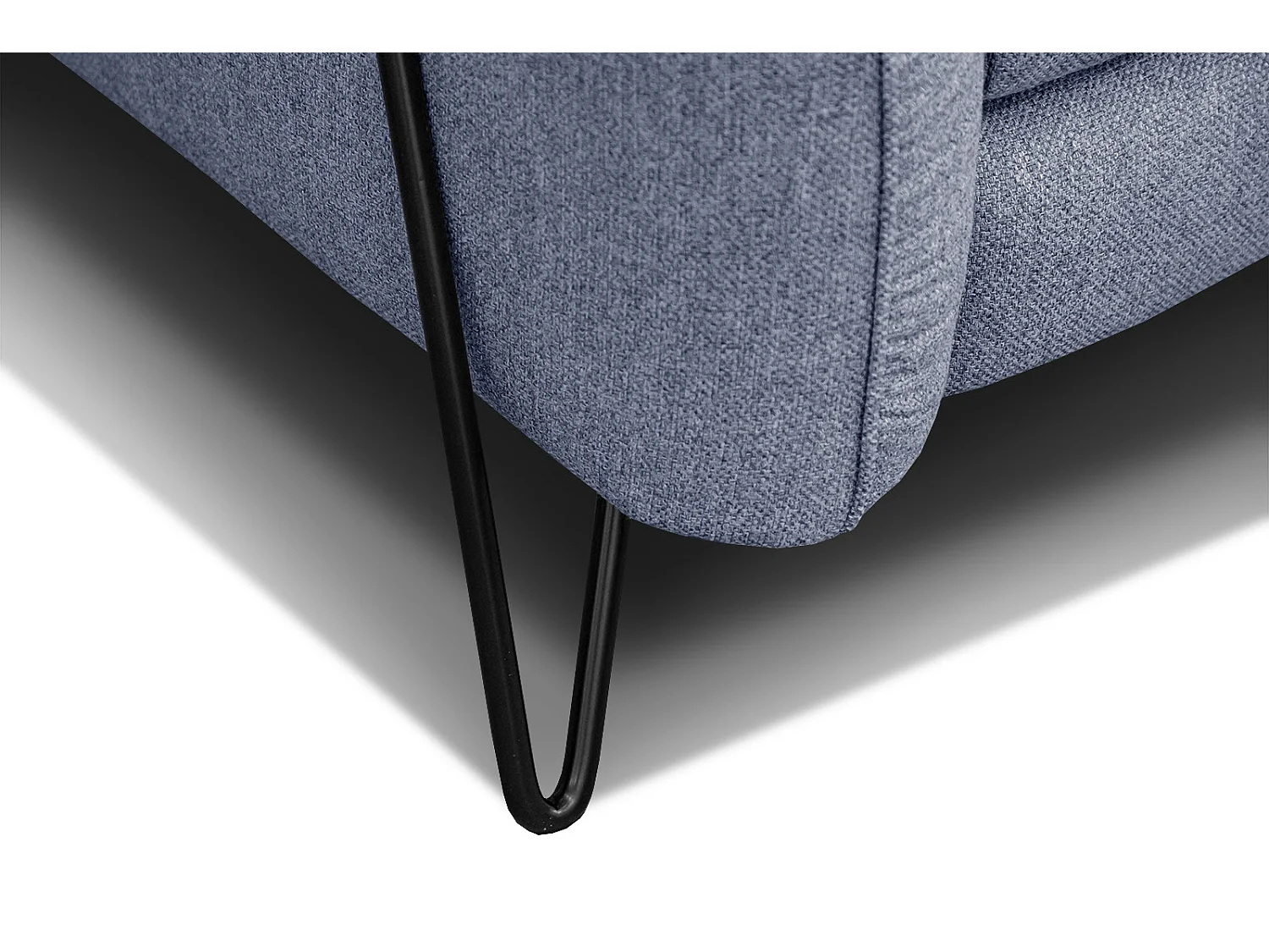 LOREM Sofa 2-Sitzer, hellblau