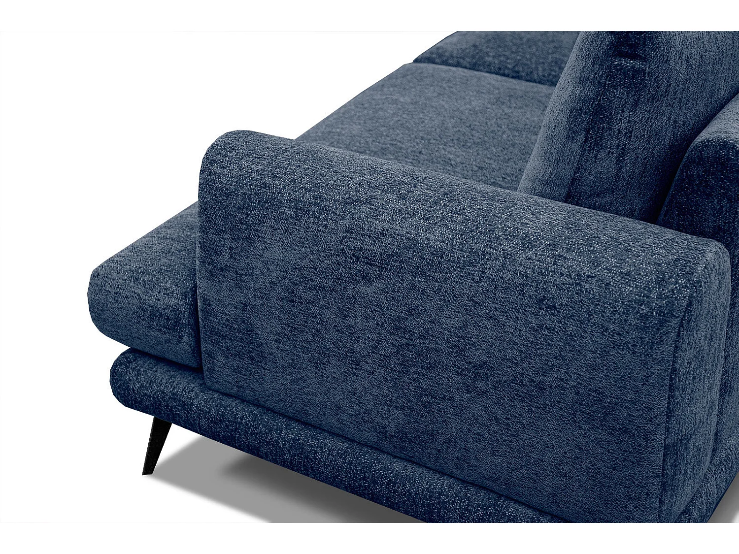 ADRIA Ecksofa 5-Sitzer links, dunkelblau