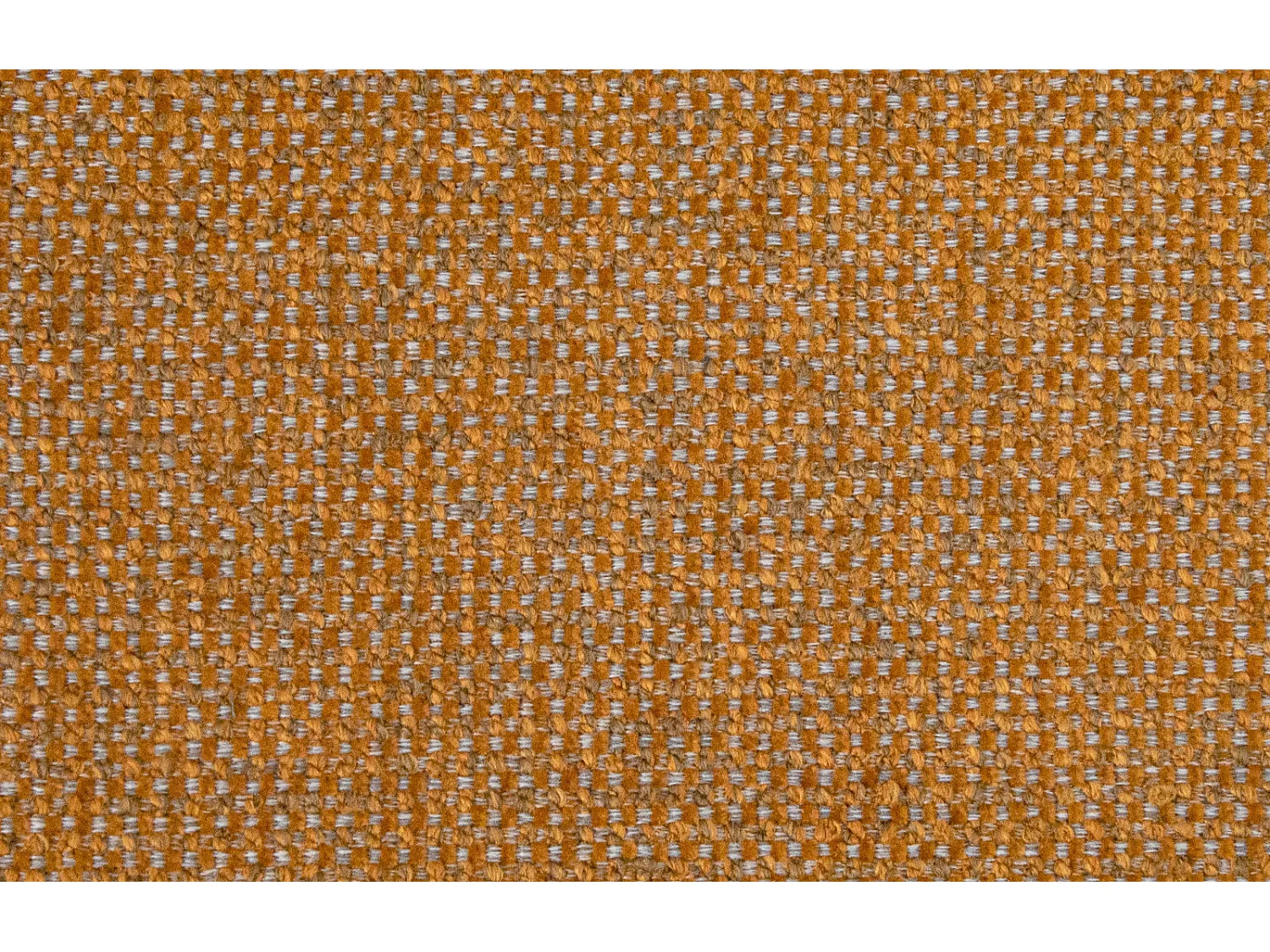 Canapé d'angle 5 places en tissu orange FIERO
