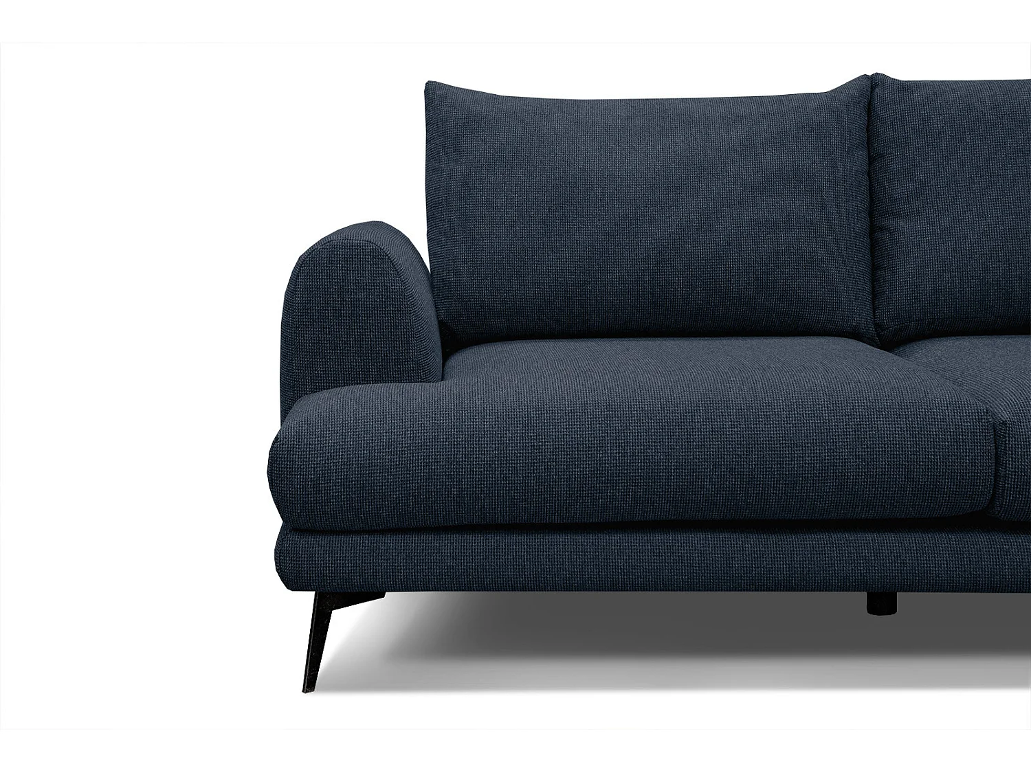 ADRIA Ecksofa 4-Sitzer rechts, marineblau