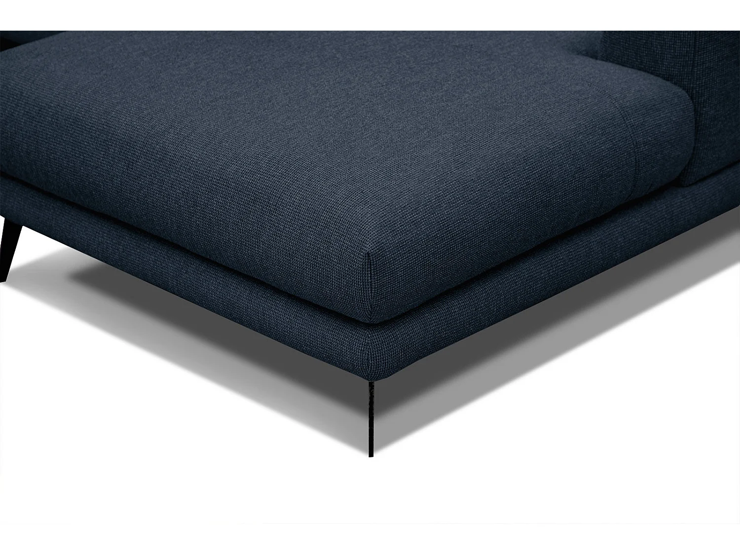 ADRIA Ecksofa 4-Sitzer rechts, marineblau