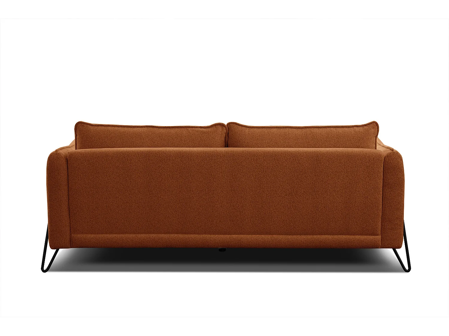 HOSTEN Sofa 3-Sitzer, dunkelorange