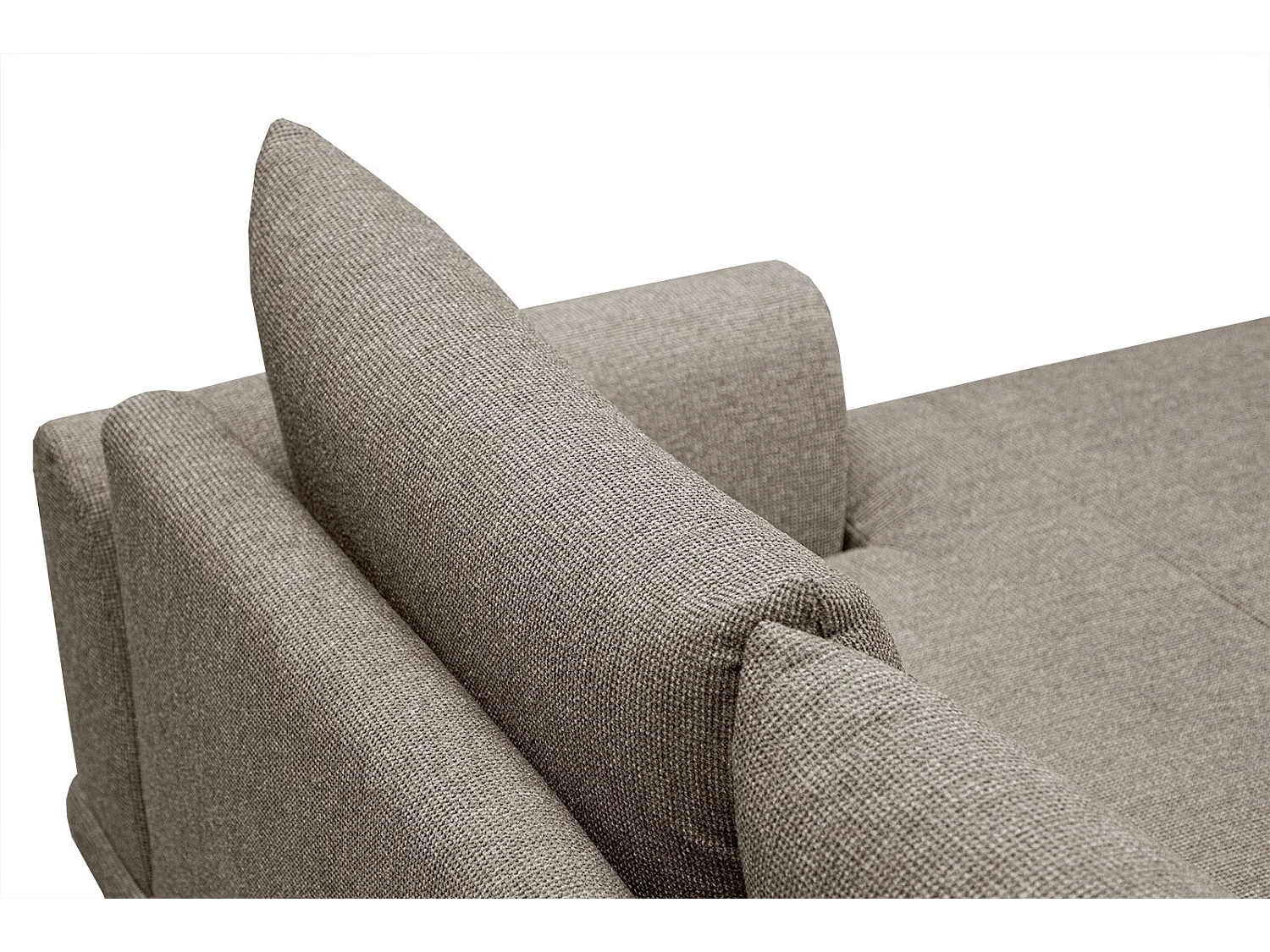 ADRIA Ecksofa 4-Sitzer rechts, taupe