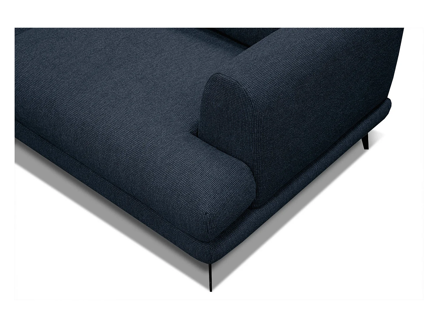 ADRIA Ecksofa 4-Sitzer links, marineblau
