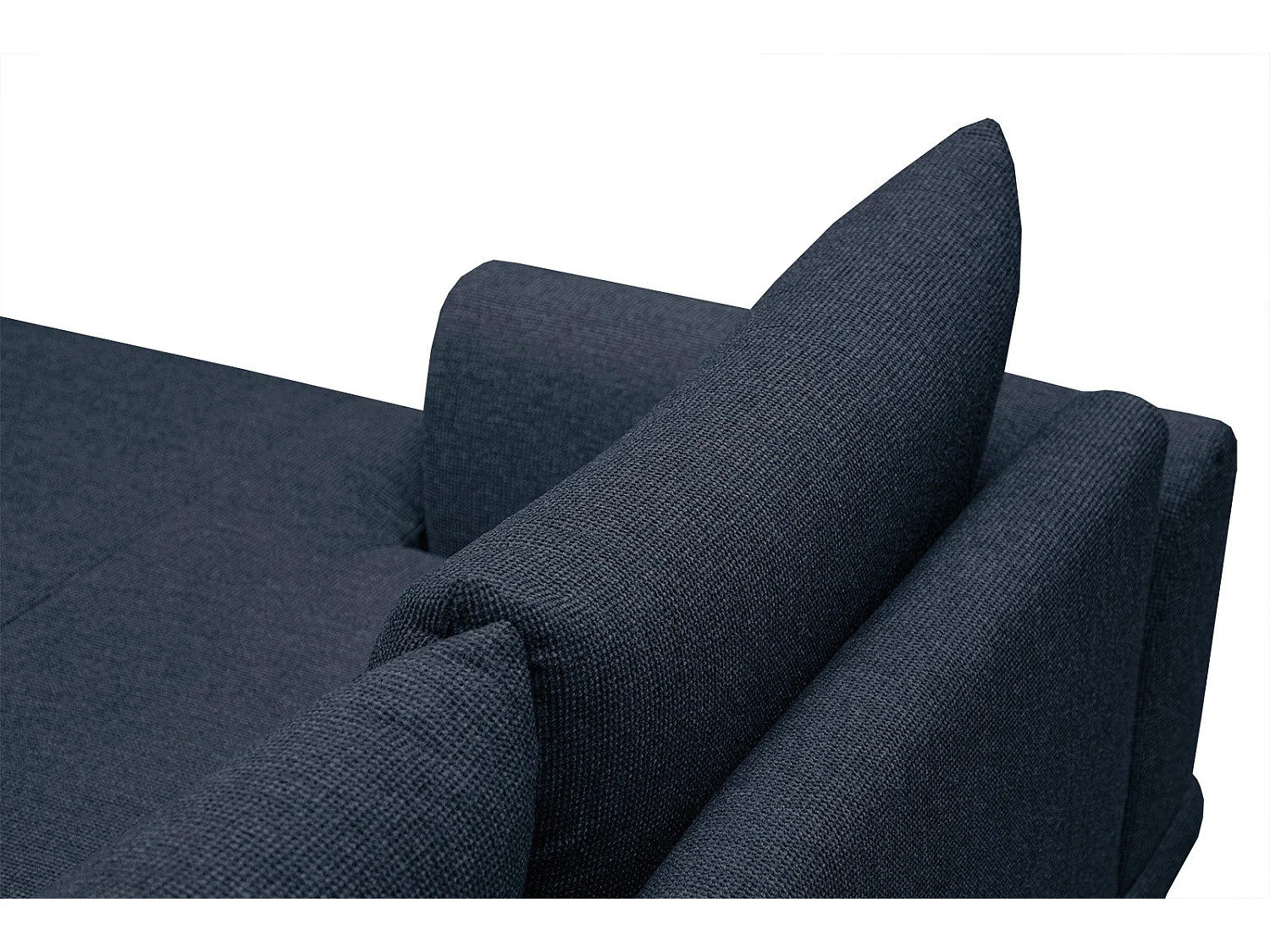 ADRIA Ecksofa 4-Sitzer links, marineblau