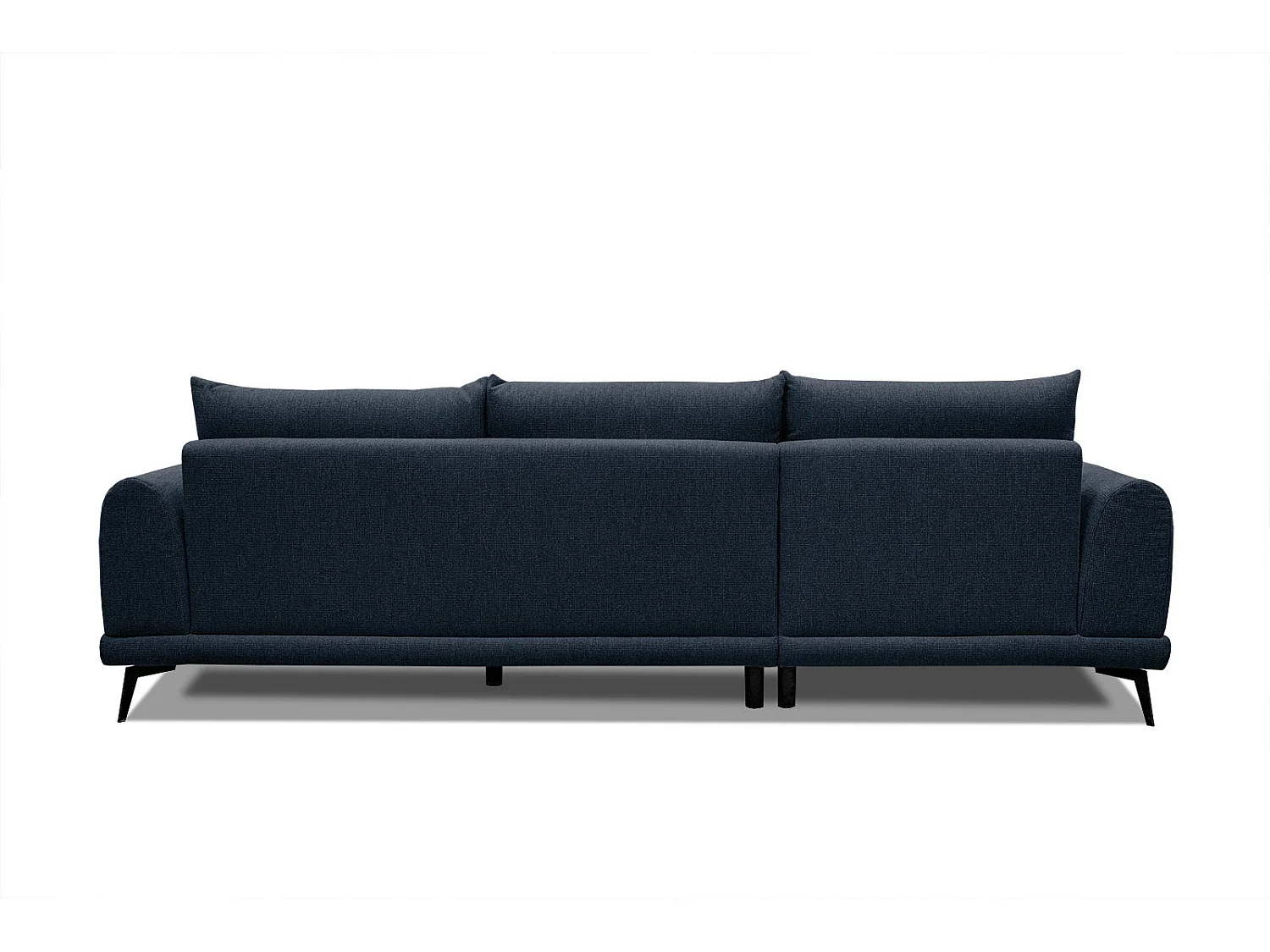 ADRIA Ecksofa 4-Sitzer links, marineblau