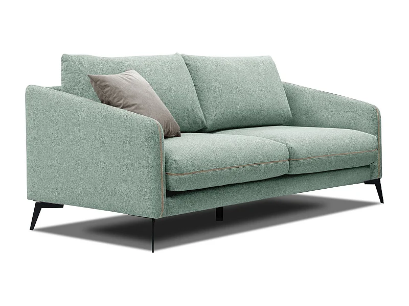 CANAPE SOGEL 2,5-sitzer tissu turquoise